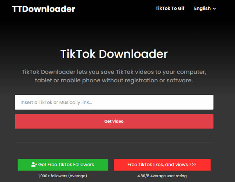 TTDownloader 螢幕