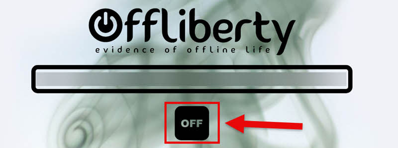 OFFボタンをクリック