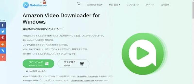 NoteBurner Amazon Video Downloader